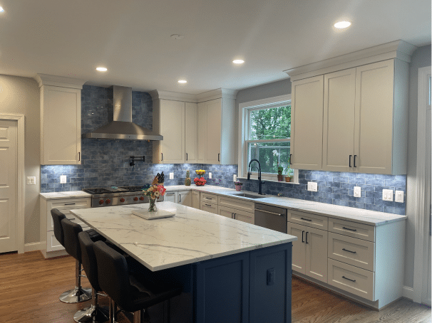 Custom kitchen design by Sage Construction in Fairfax, VA